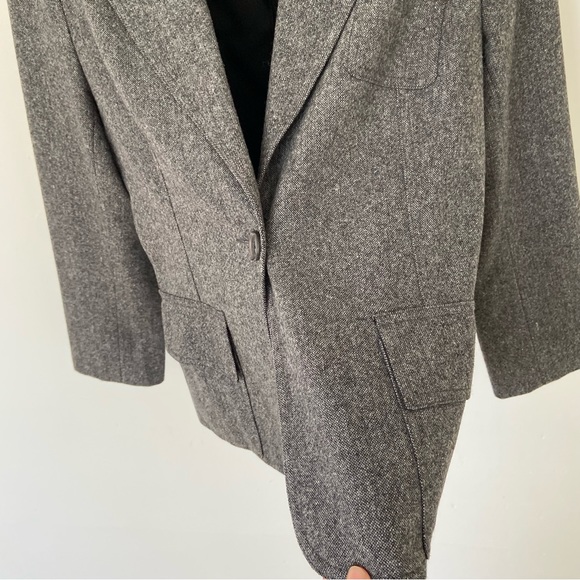 Club Monaco Wool Blazer in Charcoal Grey size 10 - Picture 7 of 11